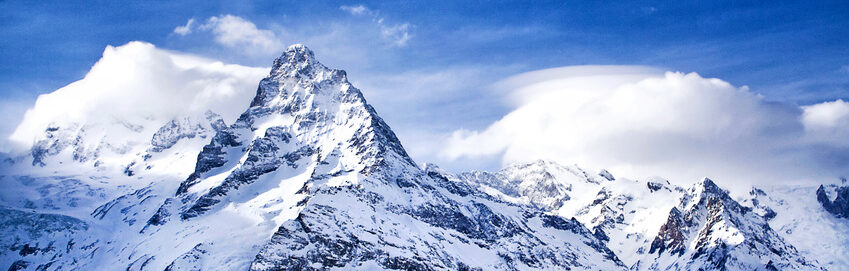 winter snowy mountain landscape